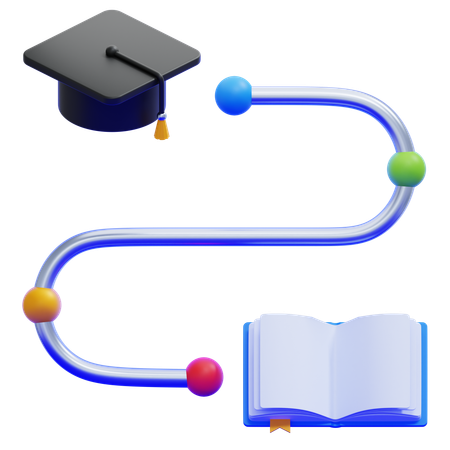 Learning Path  3D Icon