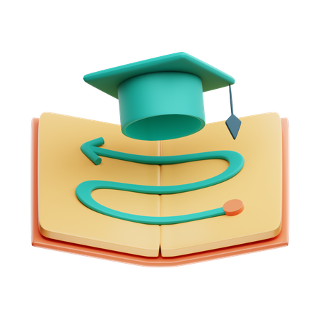 Learning Path  3D Icon