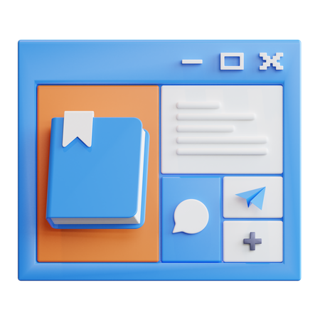 Learning Platform  3D Icon
