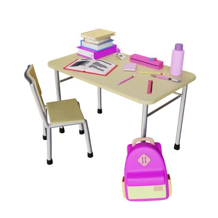 Learning Table 3D Illustration