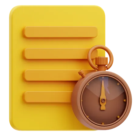 Learning Time  3D Icon