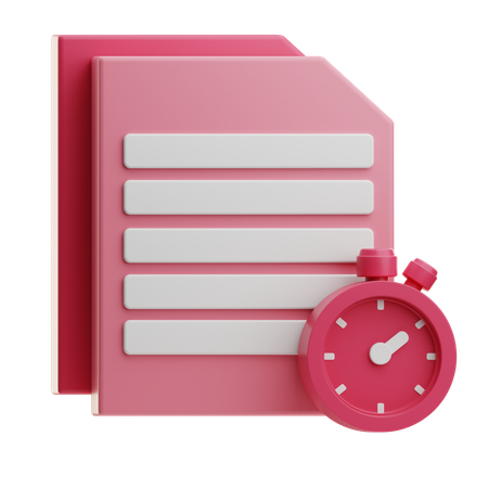 Learning Time  3D Icon