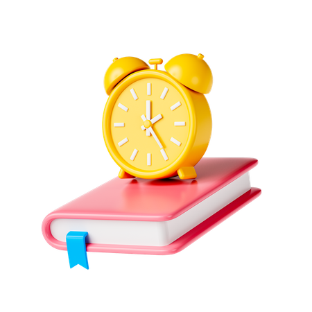 Learning Time 3D Icon