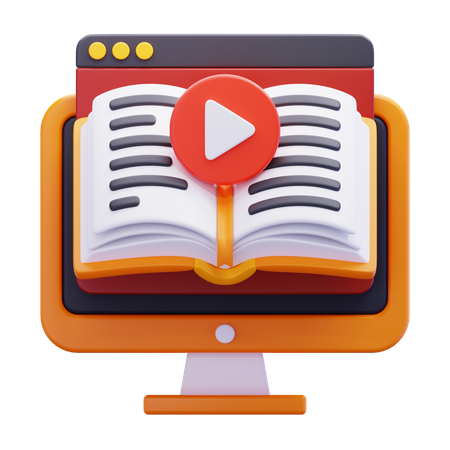 Learning Video  3D Icon