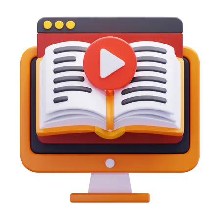 Learning Video  3D Icon