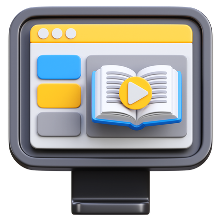 Learning Video  3D Icon