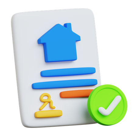 Lease Agreements  3D Icon