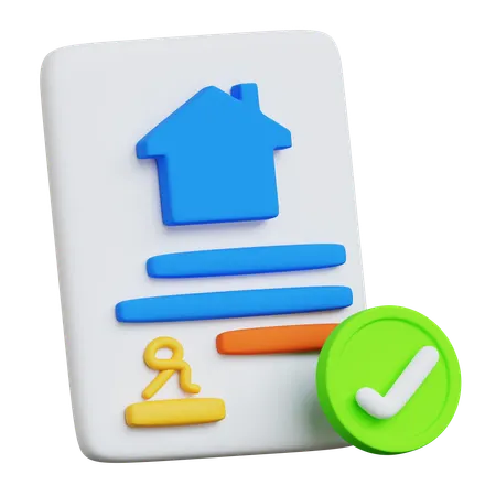 Lease Agreements  3D Icon