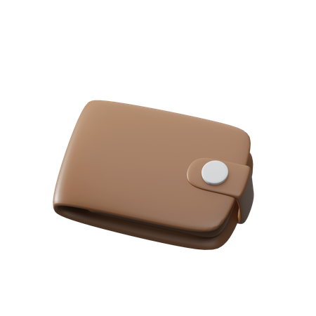 Leather wallet  3D Illustration