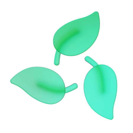Leaves 3D Icon