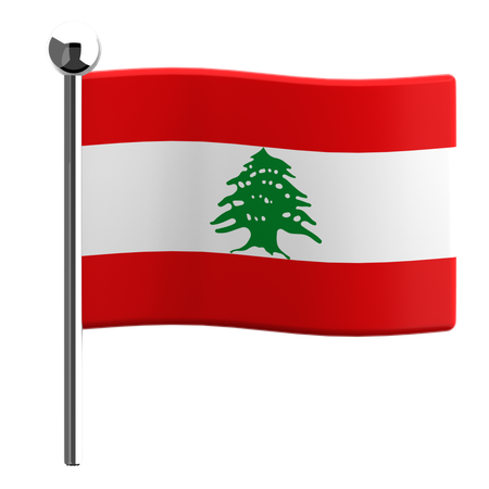 Lebanon  3D Icon