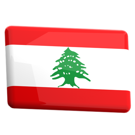 Lebanon  3D Icon