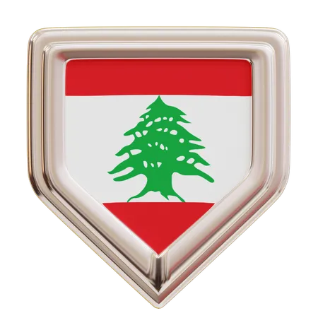 Lebanon Flag  3D Icon