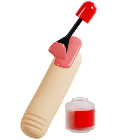 Lebendige Nagellack-Kollektion  3D Icon