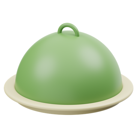 Abdeckhaube für Lebensmittel  3D Icon