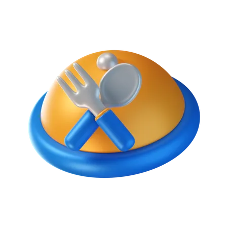 Lebensmittelglocke  3D Icon