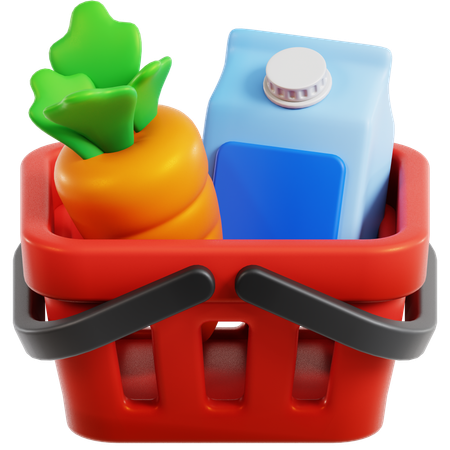 Einkaufskorb  3D Icon