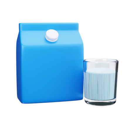 Leche  3D Icon