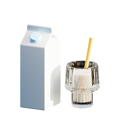 Leche  3D Icon