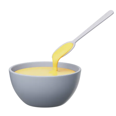 Leche condensada  3D Icon