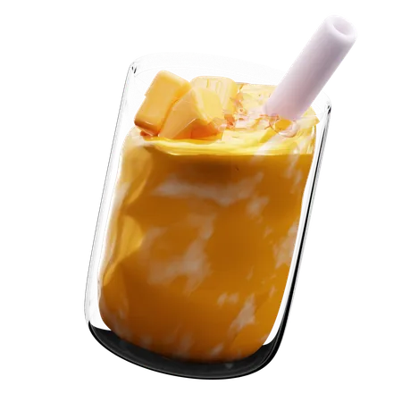 Leche de mango  3D Icon