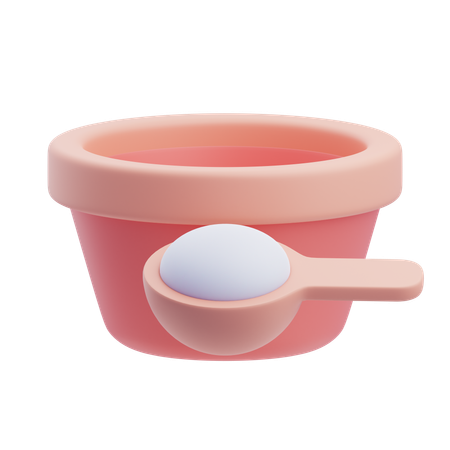 Leche en polvo  3D Icon