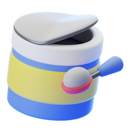 Leche en polvo  3D Icon