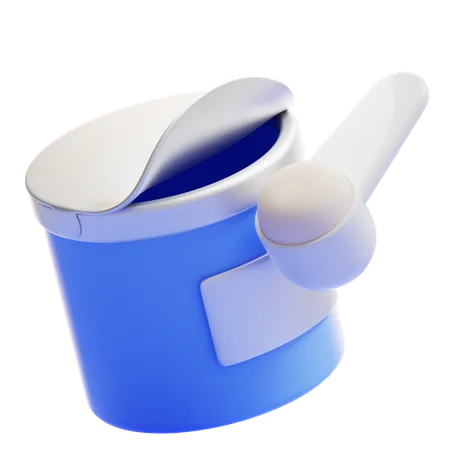 Leche en polvo  3D Icon