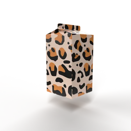 Leche de leopardo  3D Illustration