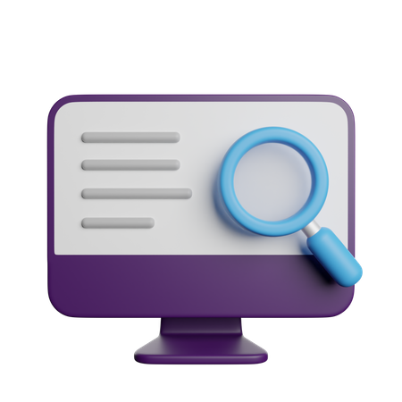 Leçon de recherche  3D Icon