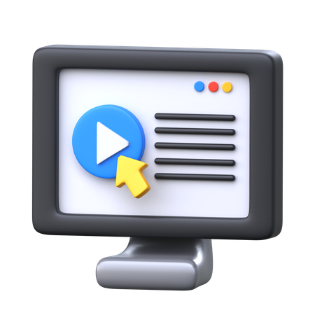 Leçon vidéo  3D Icon