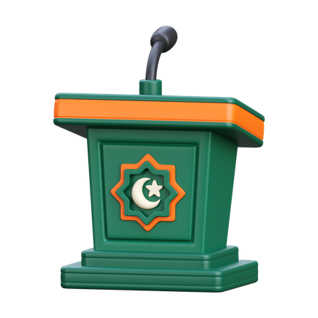 Lectern  3D Icon