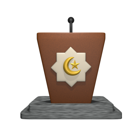 講壇  3D Icon