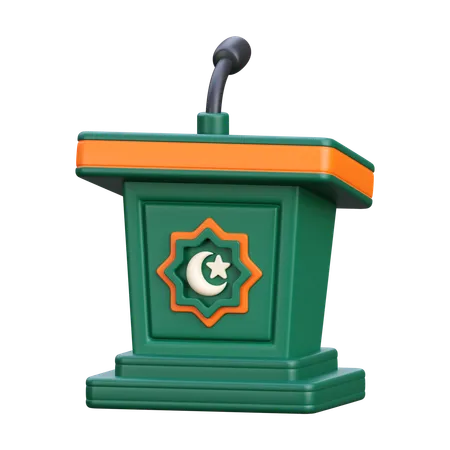 Lectern  3D Icon