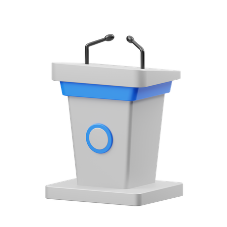 Lectern 3D Icon