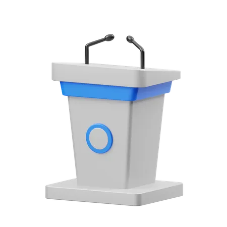 Lectern 3D Icon