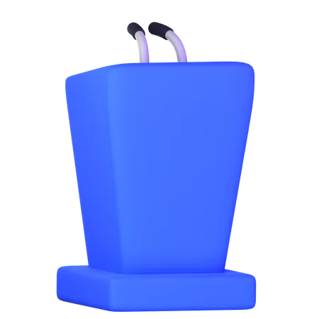 Lectern Presentation  3D Icon