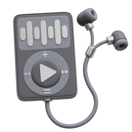 Lecteur audio  3D Icon