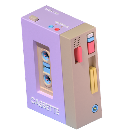 Lecteur de cassettes  3D Icon