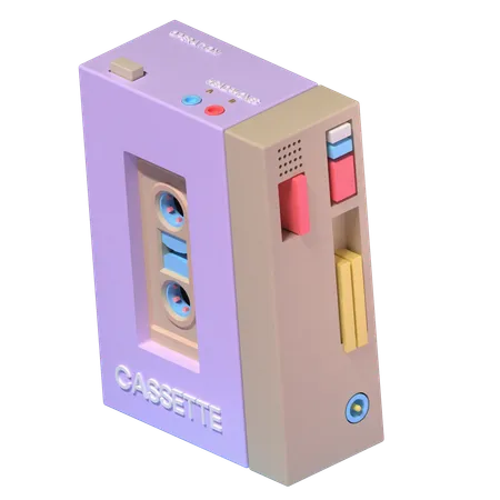 Lecteur de cassettes  3D Icon