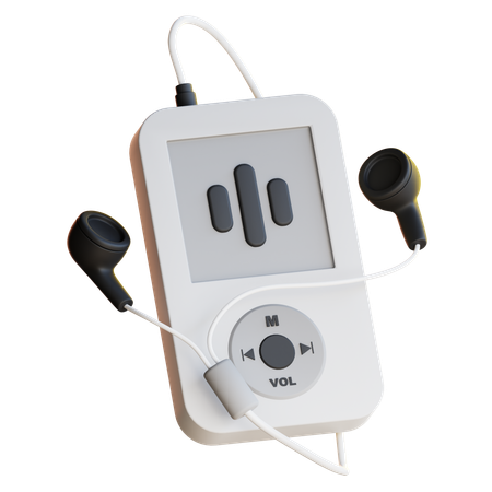 Lecteur de musique  3D Icon