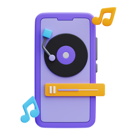 Lecteur de musique  3D Icon