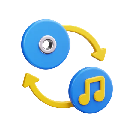 Lecteur de musique  3D Icon