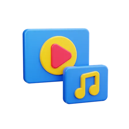 Lecteur de musique  3D Icon