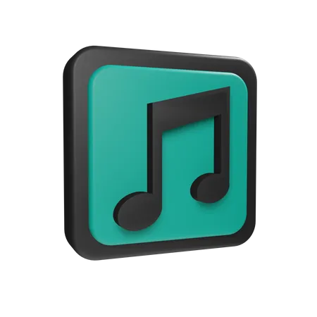 Lecteur de musique  3D Icon