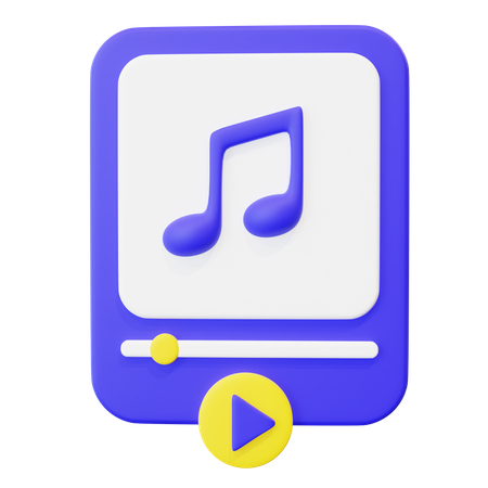 Lecteur de musique  3D Icon