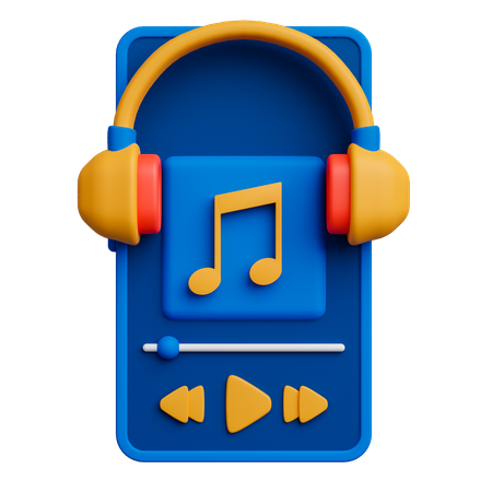 Lecteur de musique  3D Icon