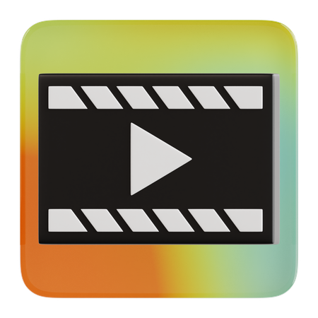 Lecteur multimédia  3D Icon