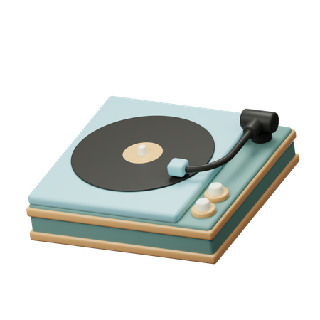 Lecteur de platine  3D Icon