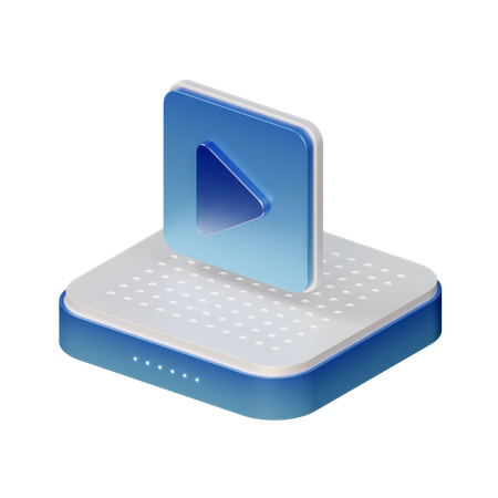 Lecteur vidéo  3D Icon